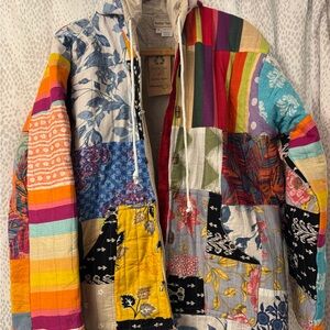 Ashley Taylor Multicolor Patchwork Jacket
